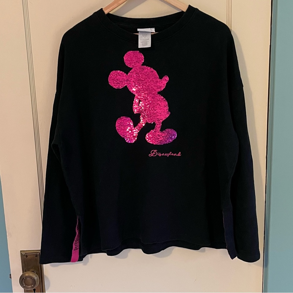 Disney Black Sequined MickeySweatshirt